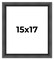 Refined Black Picture Frame - UV Acrylic, Foam Board Backing, Hanging Hardware